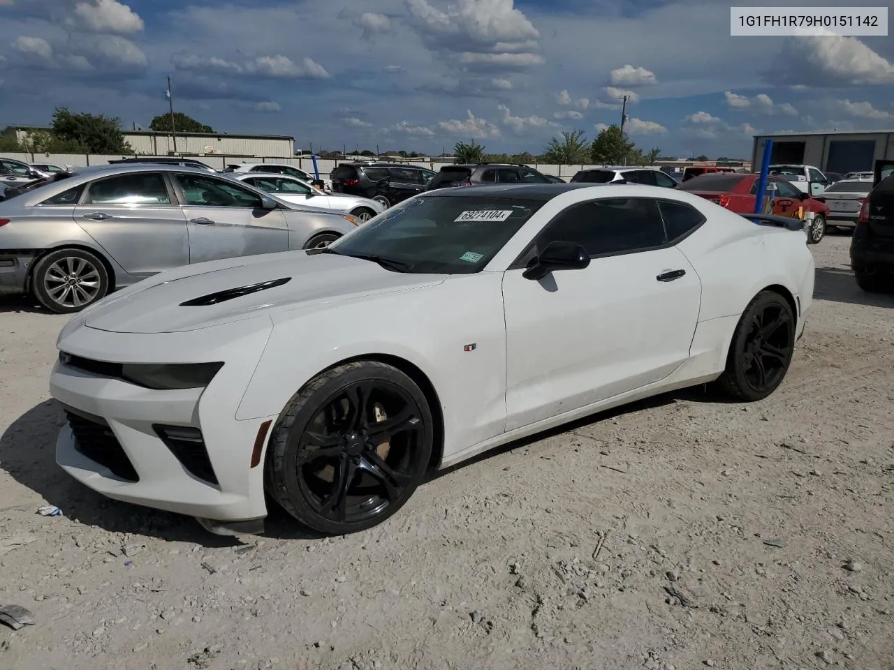 2017 Chevrolet Camaro Ss VIN: 1G1FH1R79H0151142 Lot: 69274104