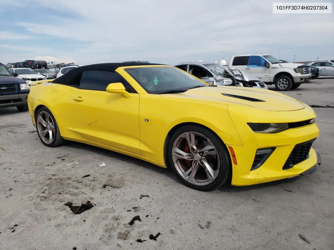 1G1FF3D74H0207304 2017 Chevrolet Camaro Ss