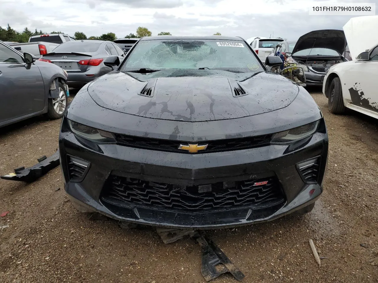 2017 Chevrolet Camaro Ss VIN: 1G1FH1R79H0108632 Lot: 69526904