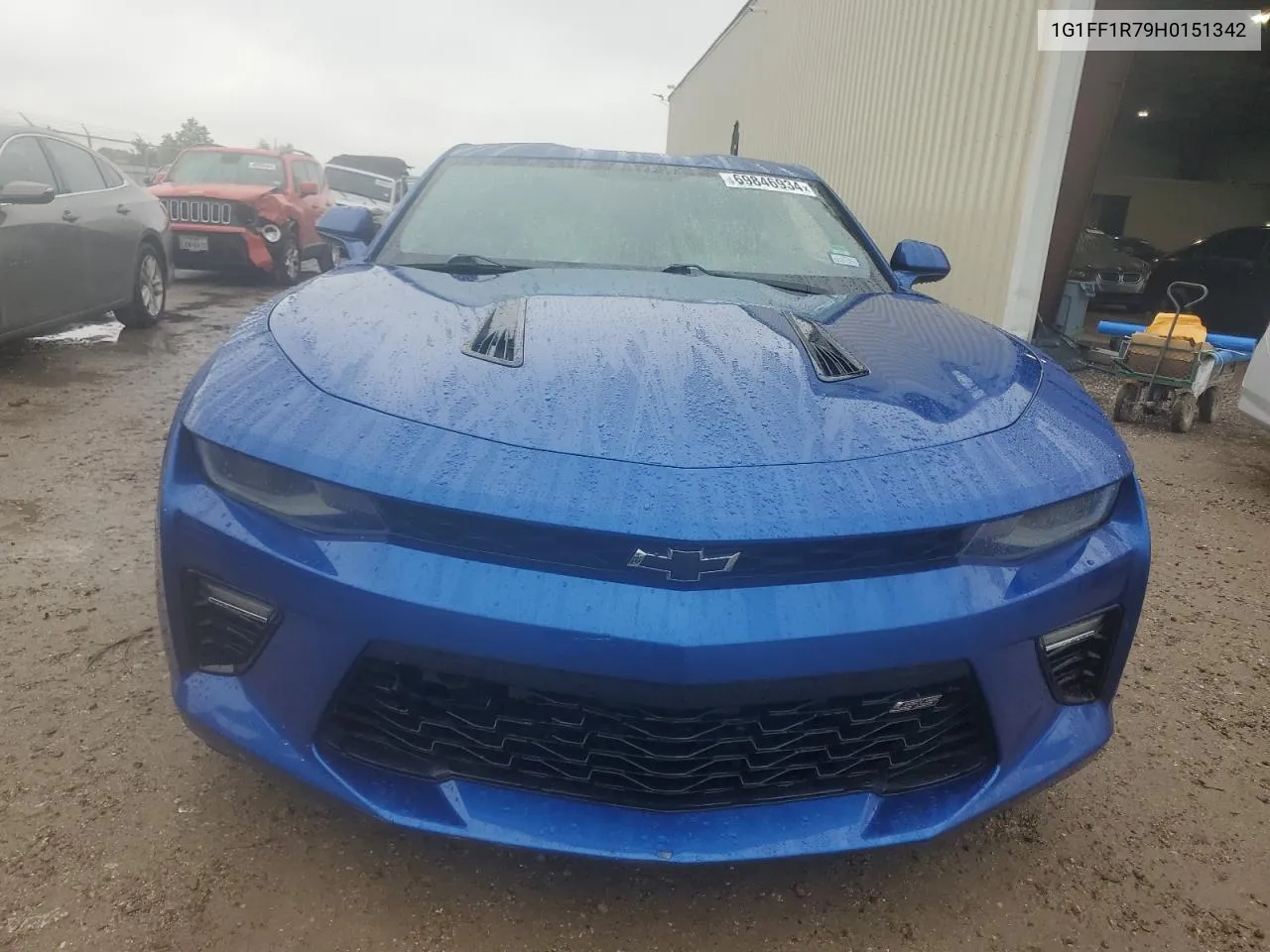 1G1FF1R79H0151342 2017 Chevrolet Camaro Ss