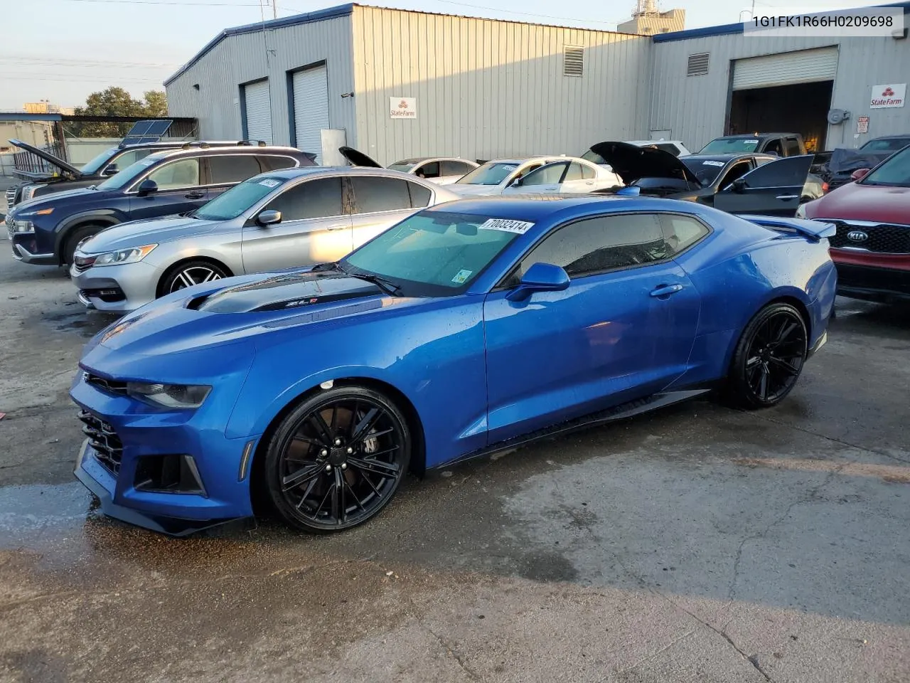 2017 Chevrolet Camaro Zl1 VIN: 1G1FK1R66H0209698 Lot: 70032414