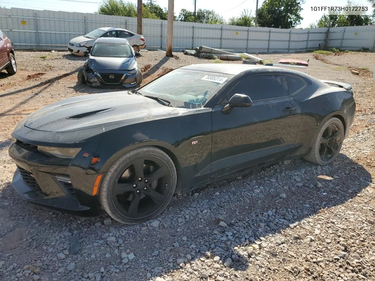 1G1FF1R73H0172753 2017 Chevrolet Camaro Ss