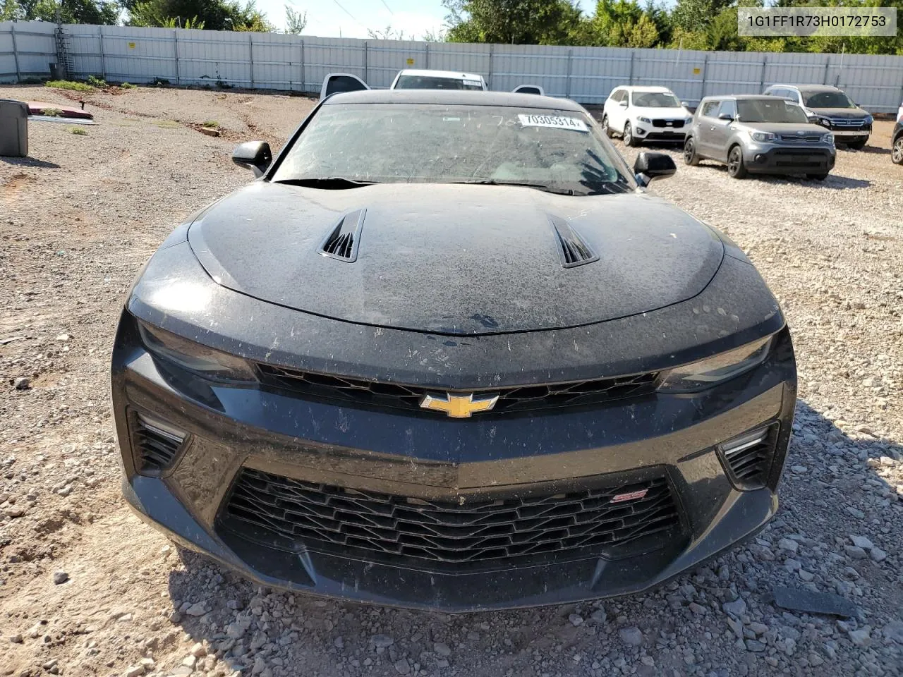 1G1FF1R73H0172753 2017 Chevrolet Camaro Ss