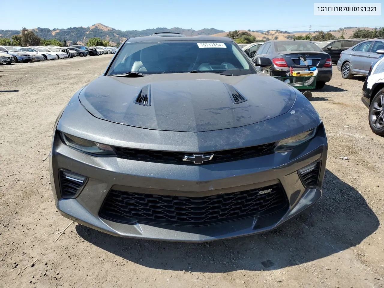 2017 Chevrolet Camaro Ss VIN: 1G1FH1R70H0191321 Lot: 70717854