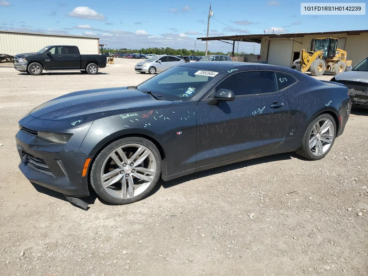 2017 Chevrolet Camaro Lt VIN: 1G1FD1RS1H0142239 Lot: 70892684