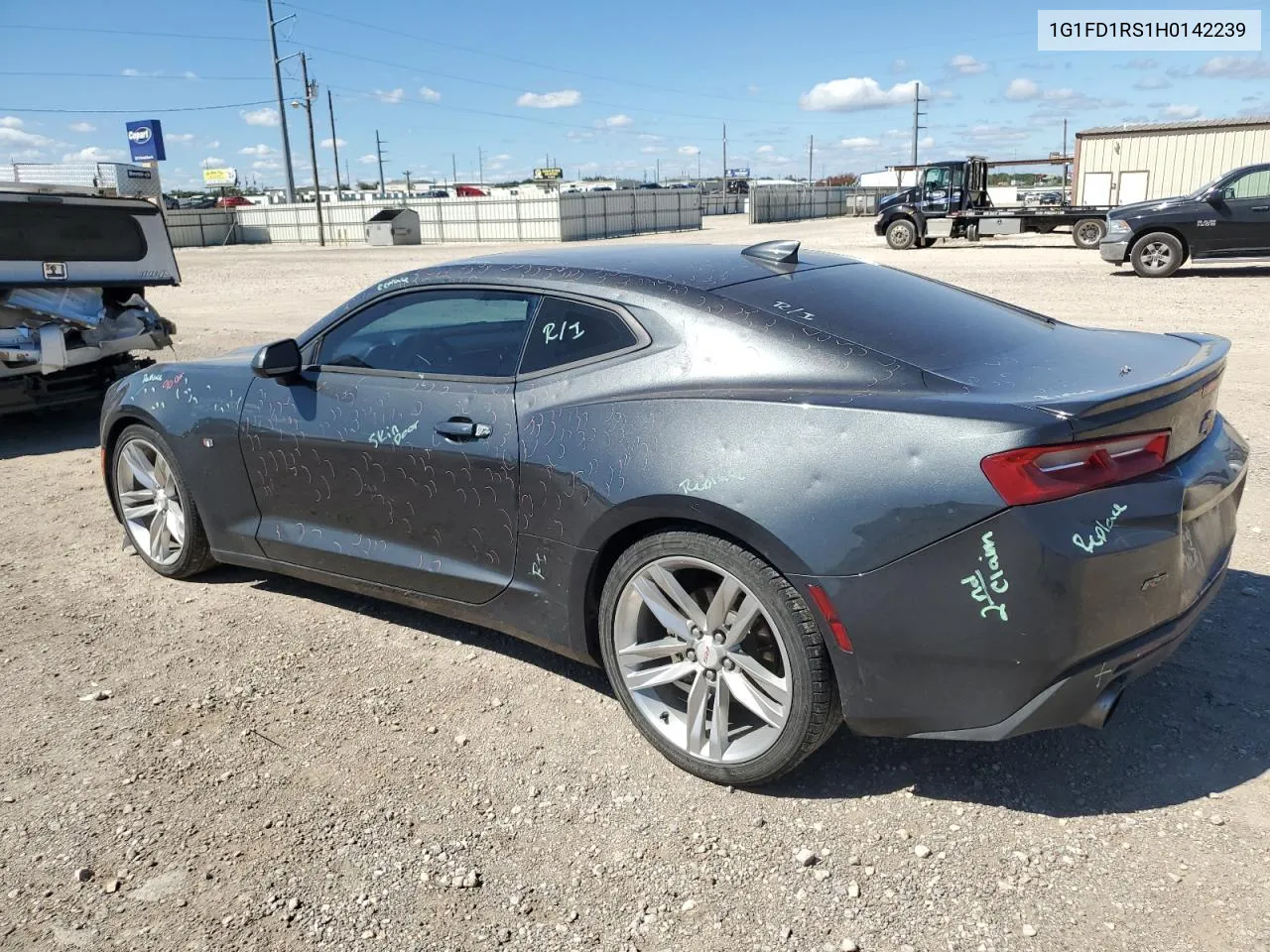 2017 Chevrolet Camaro Lt VIN: 1G1FD1RS1H0142239 Lot: 70892684