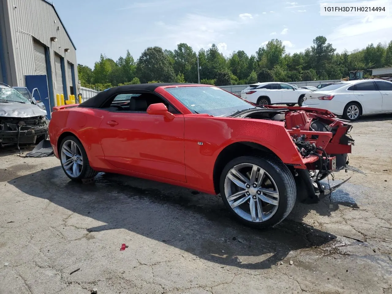 2017 Chevrolet Camaro Ss VIN: 1G1FH3D71H0214494 Lot: 71084454