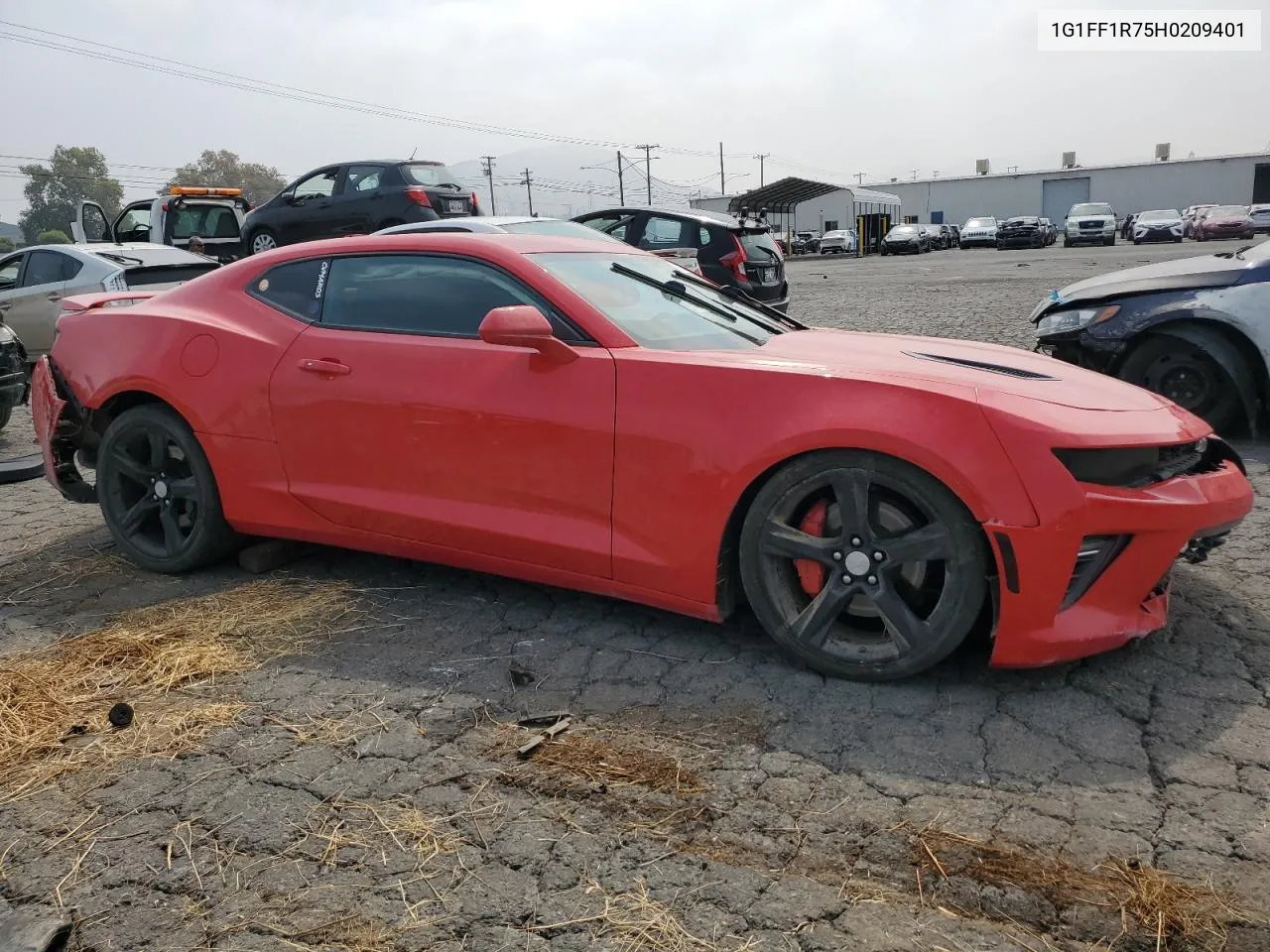 2017 Chevrolet Camaro Ss VIN: 1G1FF1R75H0209401 Lot: 71088614