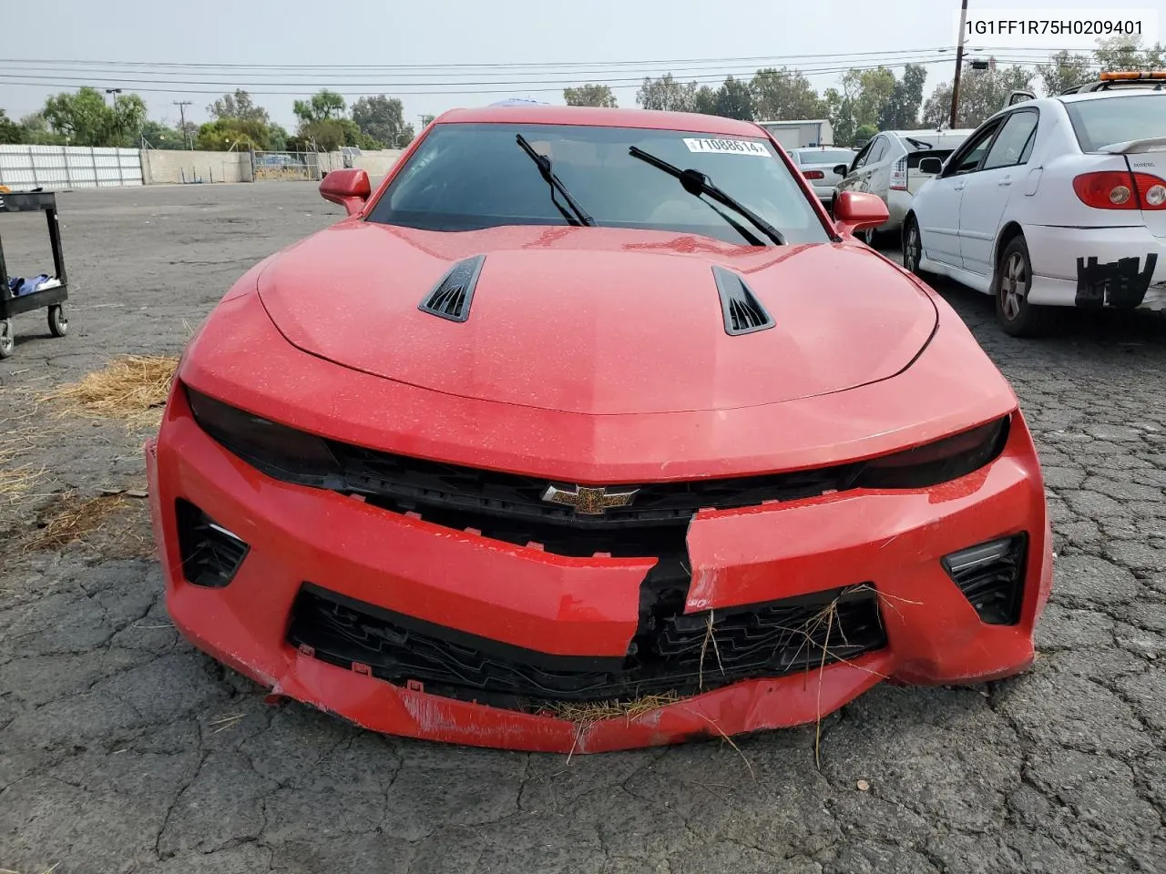 2017 Chevrolet Camaro Ss VIN: 1G1FF1R75H0209401 Lot: 71088614