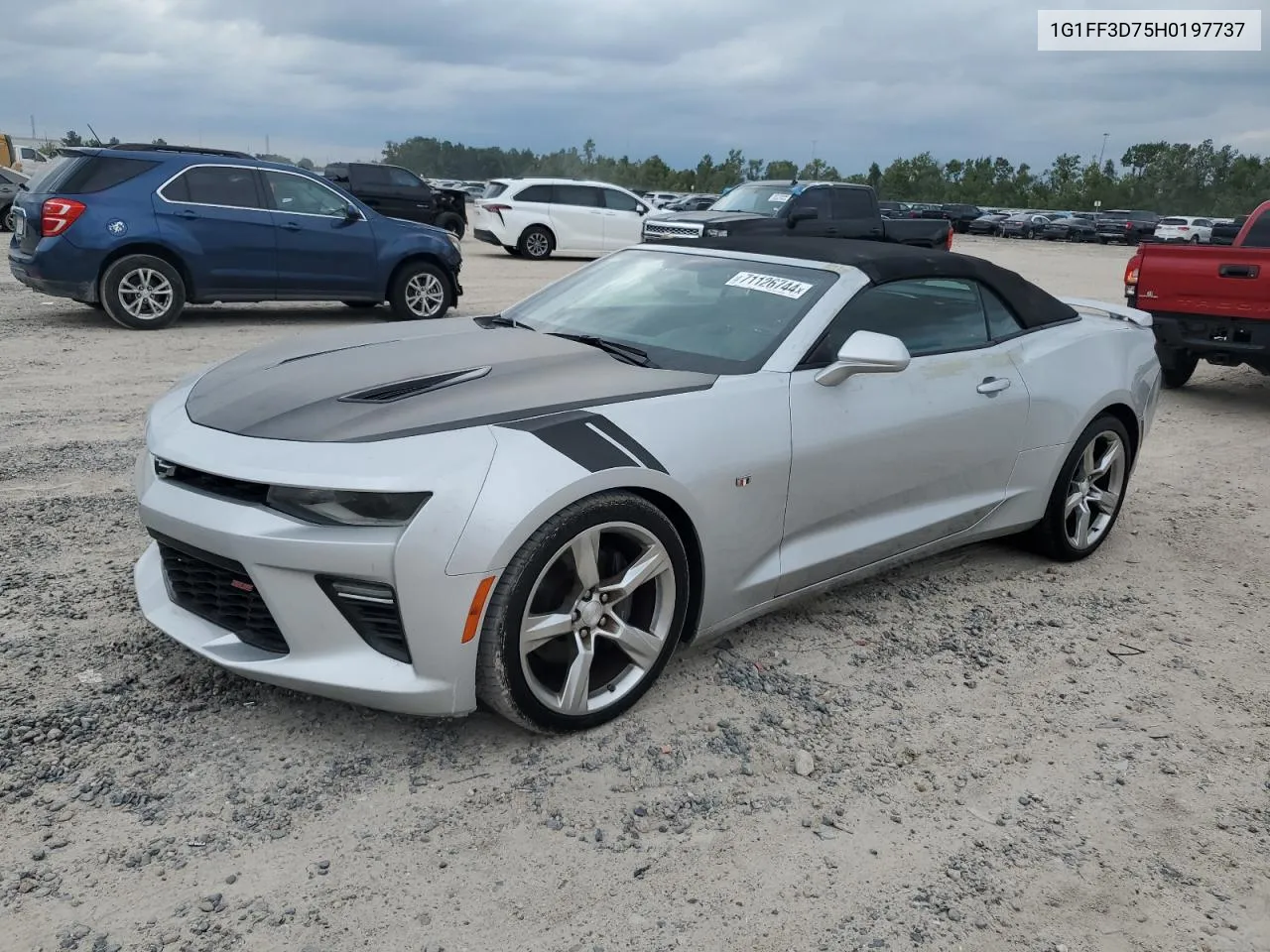 2017 Chevrolet Camaro Ss VIN: 1G1FF3D75H0197737 Lot: 71126744