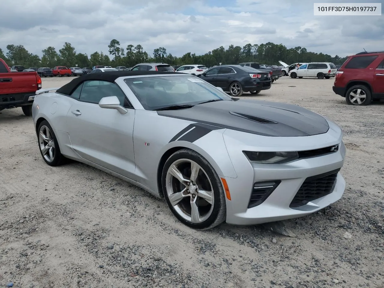 2017 Chevrolet Camaro Ss VIN: 1G1FF3D75H0197737 Lot: 71126744