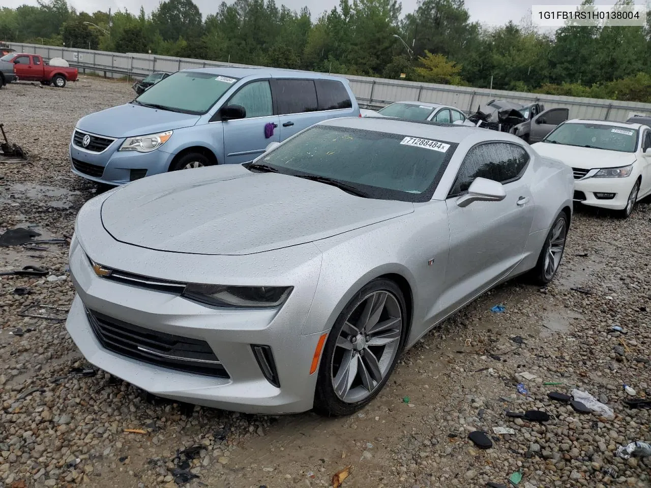 2017 Chevrolet Camaro Lt VIN: 1G1FB1RS1H0138004 Lot: 71288484