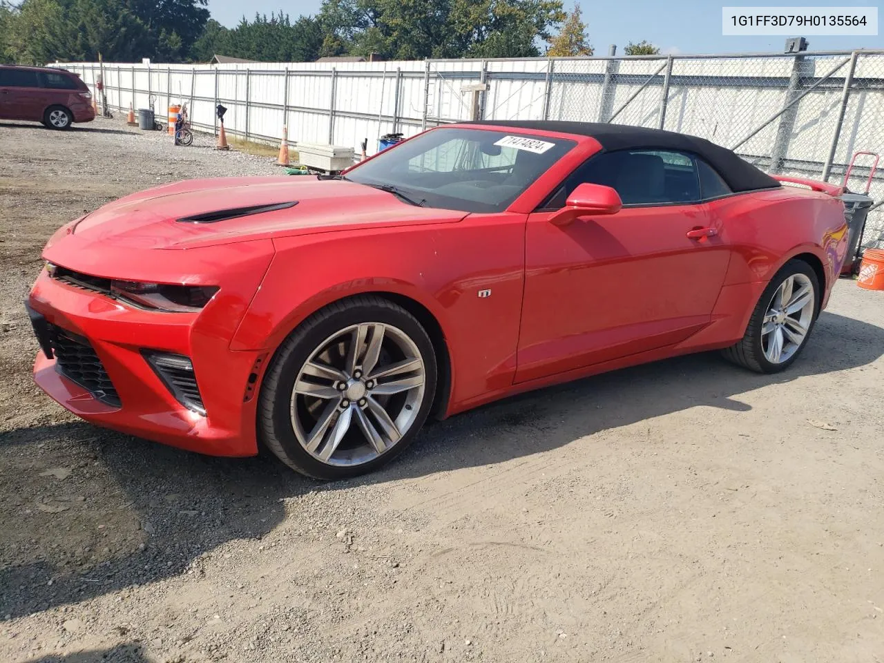 1G1FF3D79H0135564 2017 Chevrolet Camaro Ss