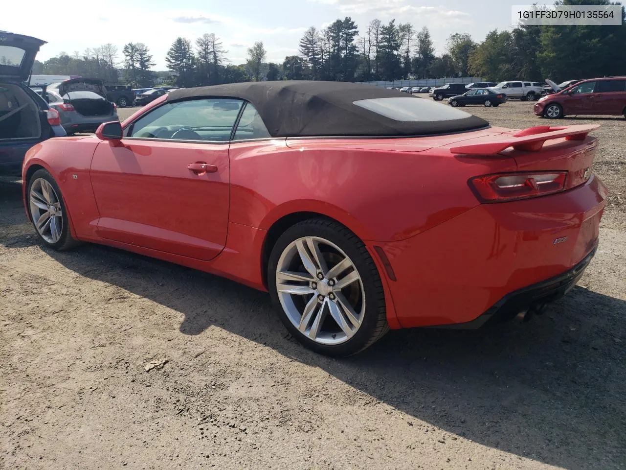 1G1FF3D79H0135564 2017 Chevrolet Camaro Ss