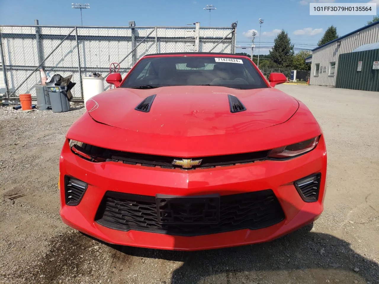 1G1FF3D79H0135564 2017 Chevrolet Camaro Ss