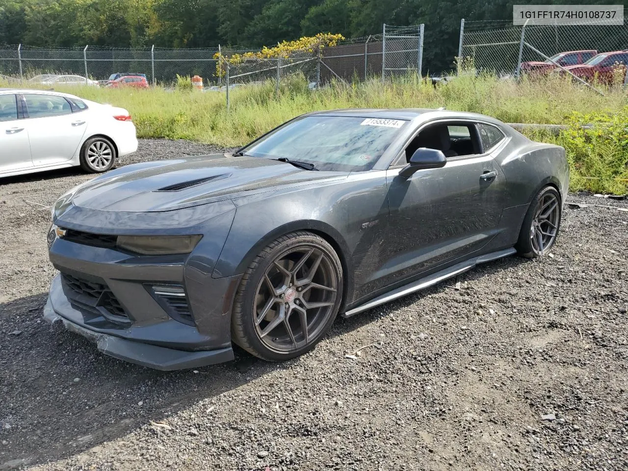 2017 Chevrolet Camaro Ss VIN: 1G1FF1R74H0108737 Lot: 71553374