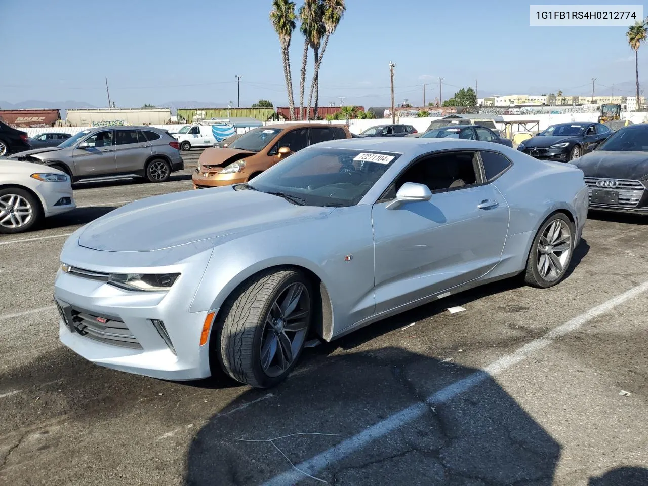 2017 Chevrolet Camaro Lt VIN: 1G1FB1RS4H0212774 Lot: 72271104