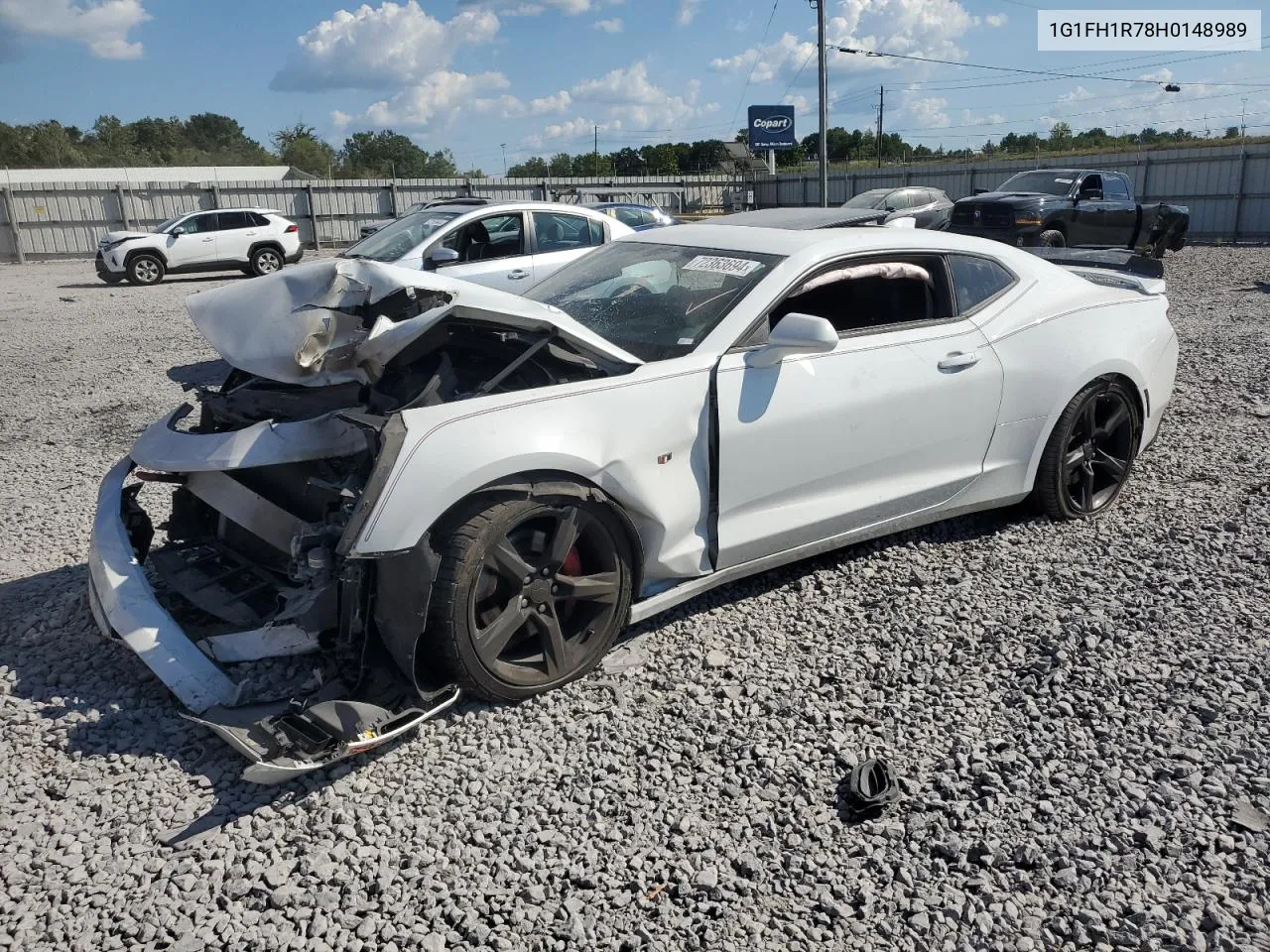 2017 Chevrolet Camaro Ss VIN: 1G1FH1R78H0148989 Lot: 72363694