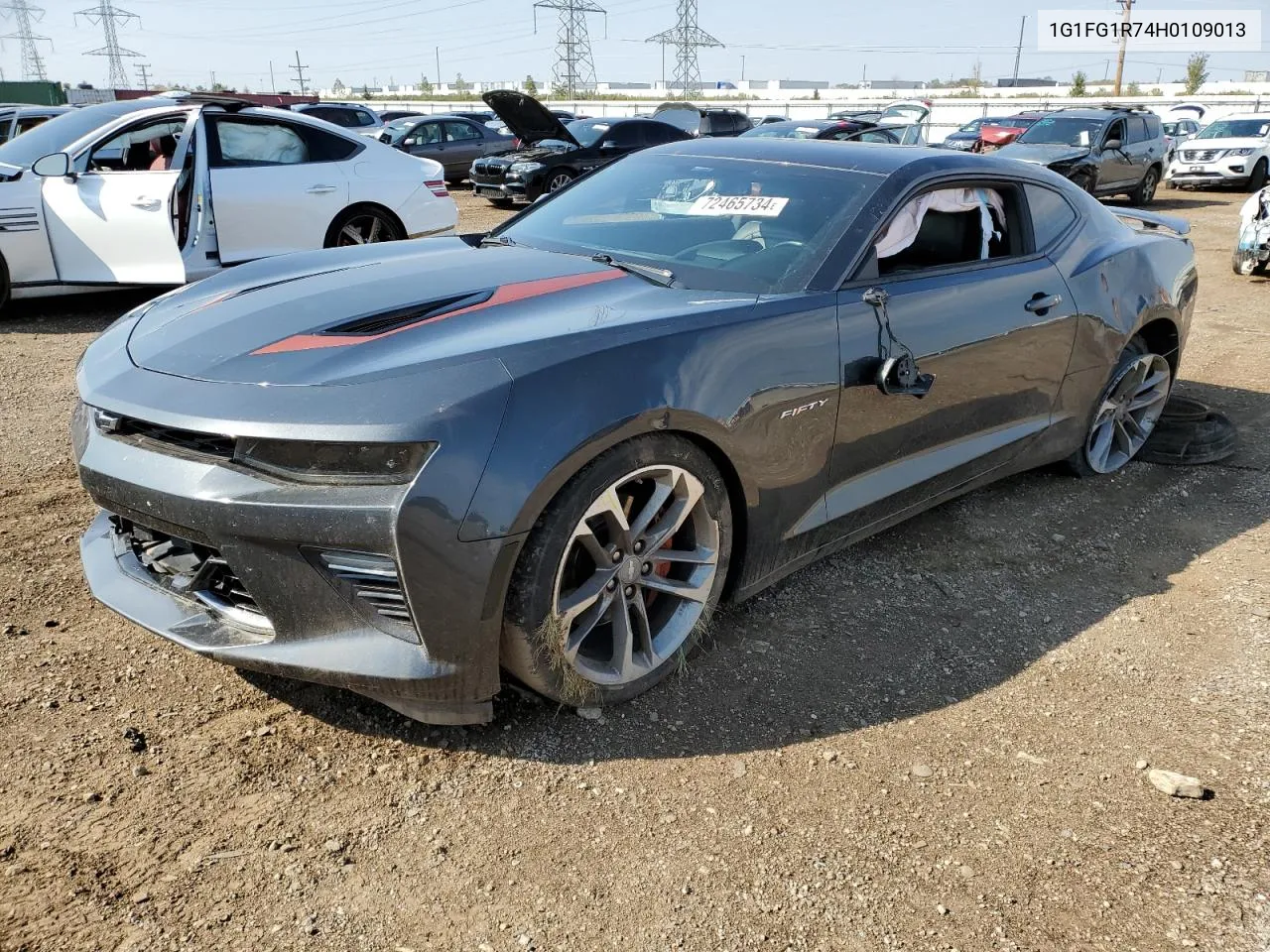 2017 Chevrolet Camaro Ss VIN: 1G1FG1R74H0109013 Lot: 72465734