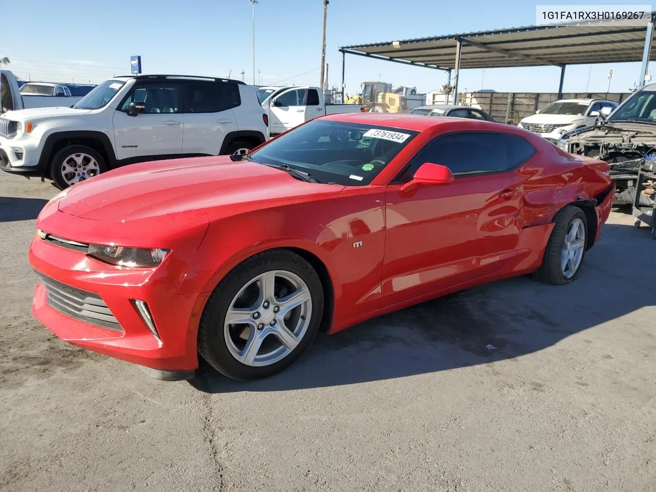 2017 Chevrolet Camaro Ls VIN: 1G1FA1RX3H0169267 Lot: 73761934