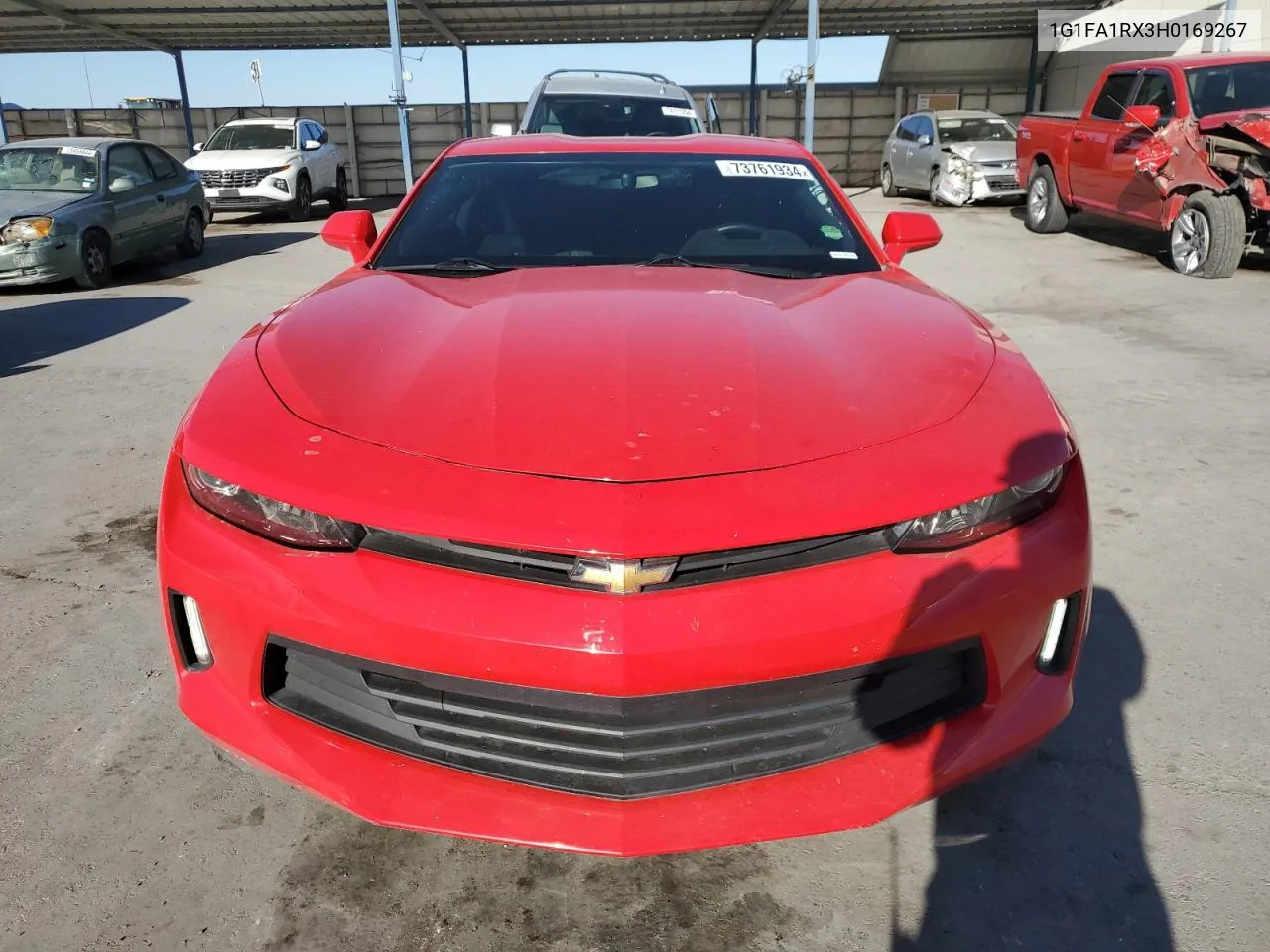 2017 Chevrolet Camaro Ls VIN: 1G1FA1RX3H0169267 Lot: 73761934