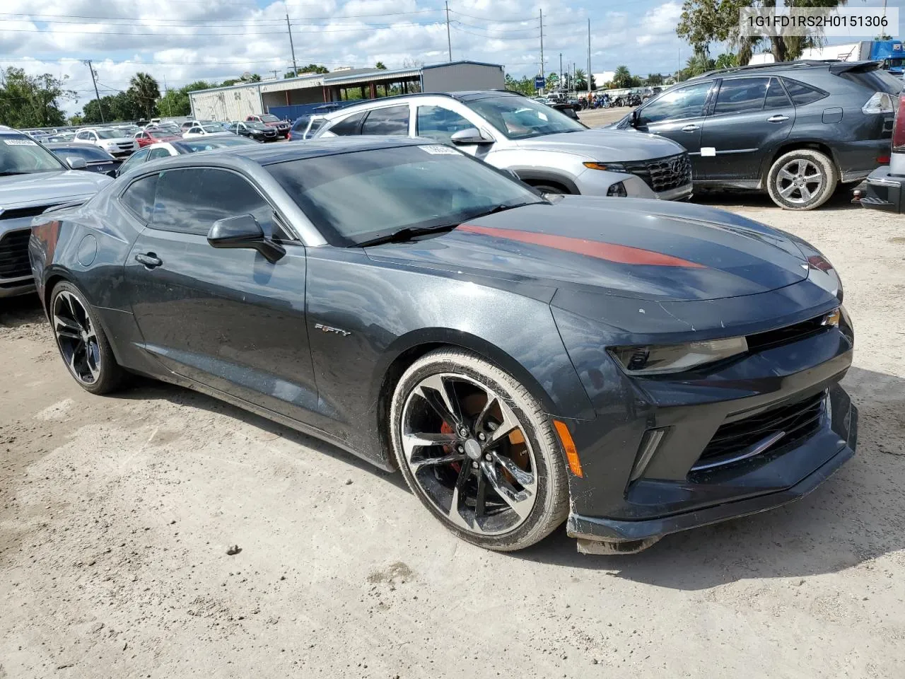 2017 Chevrolet Camaro Lt VIN: 1G1FD1RS2H0151306 Lot: 73985434