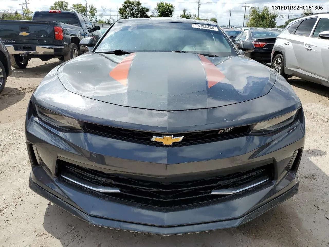 2017 Chevrolet Camaro Lt VIN: 1G1FD1RS2H0151306 Lot: 73985434