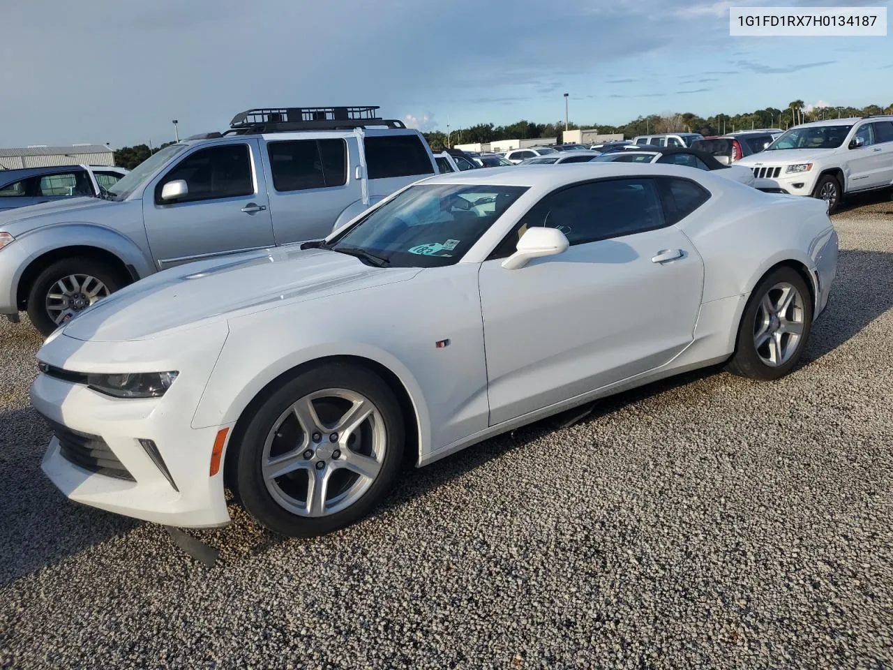 2017 Chevrolet Camaro Lt VIN: 1G1FD1RX7H0134187 Lot: 74104774