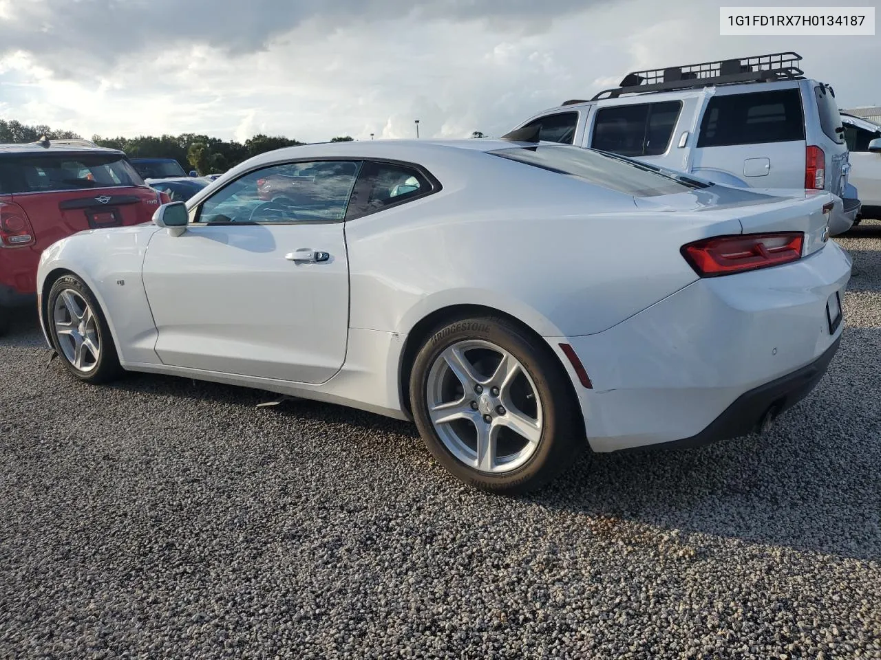 2017 Chevrolet Camaro Lt VIN: 1G1FD1RX7H0134187 Lot: 74104774