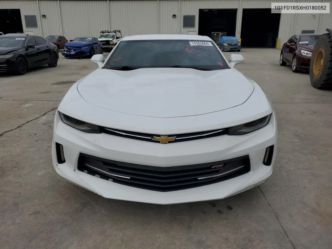 2017 Chevrolet Camaro Lt VIN: 1G1FD1RSXH0180052 Lot: 74355664