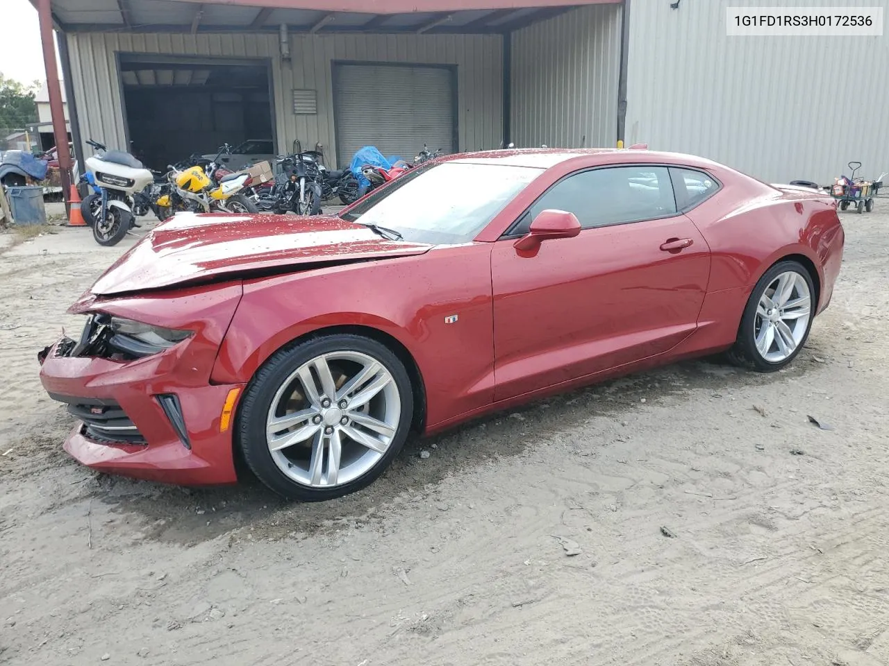 2017 Chevrolet Camaro Lt VIN: 1G1FD1RS3H0172536 Lot: 74459664