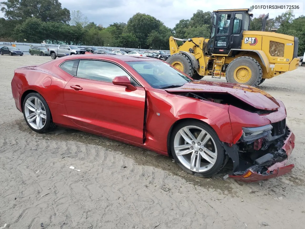 2017 Chevrolet Camaro Lt VIN: 1G1FD1RS3H0172536 Lot: 74459664