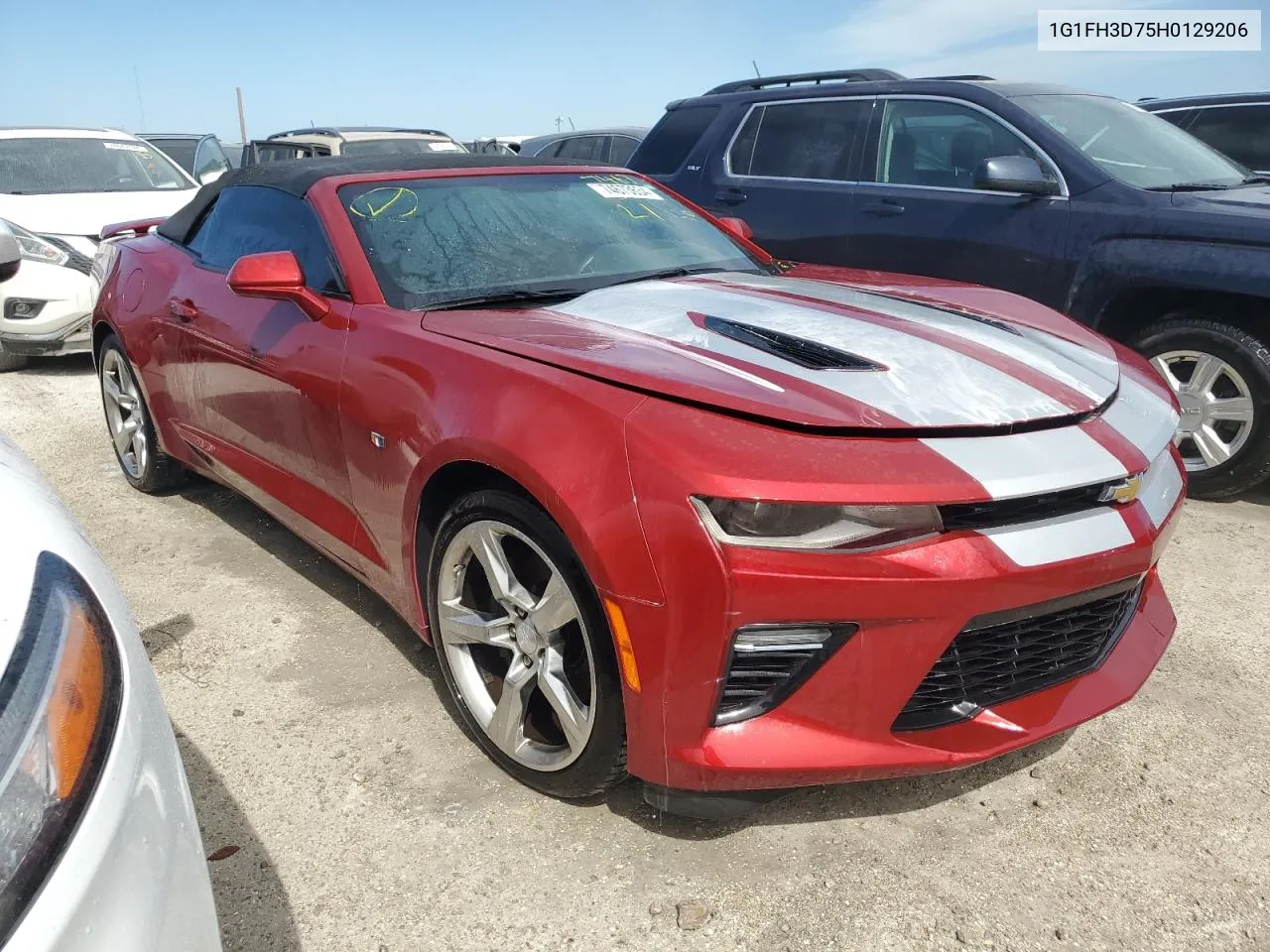 2017 Chevrolet Camaro Ss VIN: 1G1FH3D75H0129206 Lot: 74673634