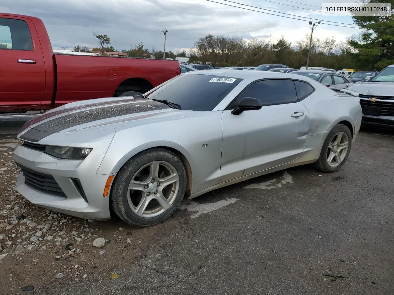 2017 Chevrolet Camaro Lt VIN: 1G1FB1RSXH0110248 Lot: 74920674