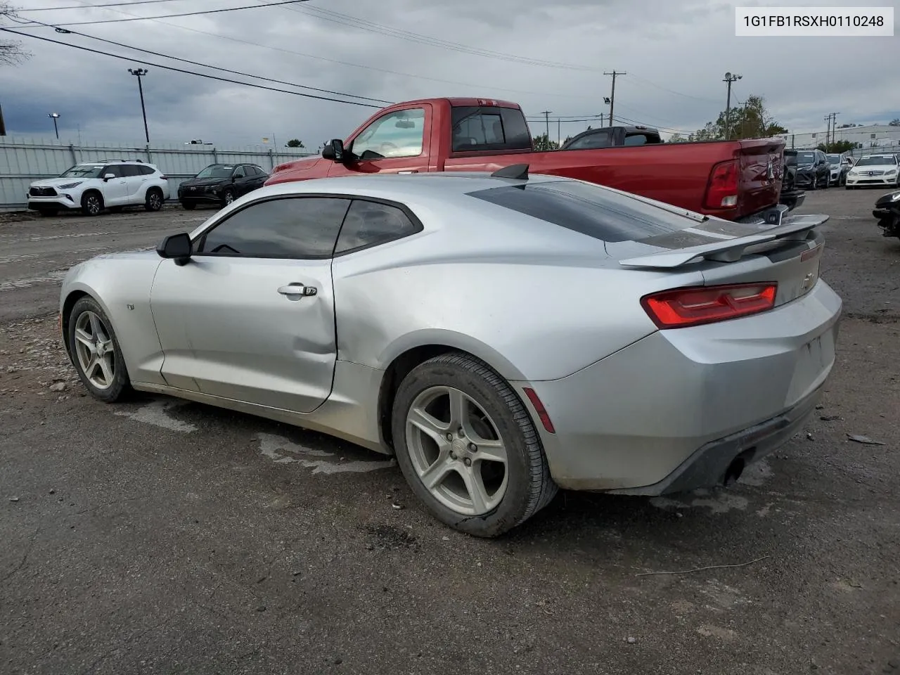 2017 Chevrolet Camaro Lt VIN: 1G1FB1RSXH0110248 Lot: 74920674