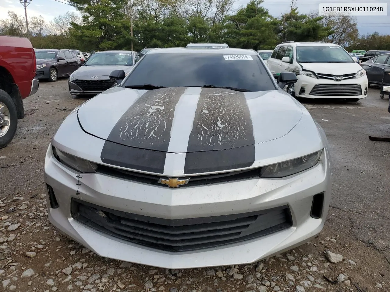 2017 Chevrolet Camaro Lt VIN: 1G1FB1RSXH0110248 Lot: 74920674