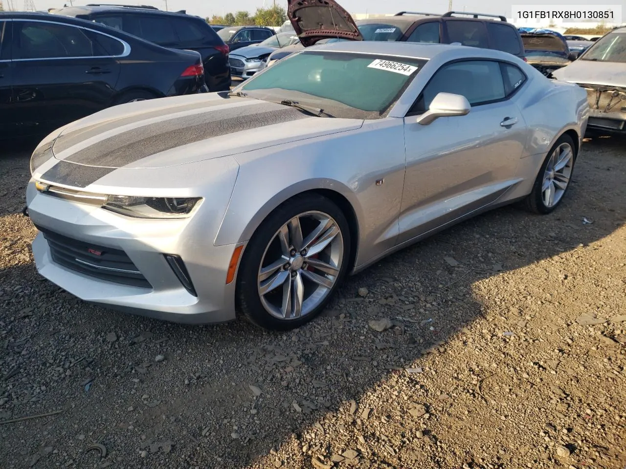 2017 Chevrolet Camaro Lt VIN: 1G1FB1RX8H0130851 Lot: 74966254