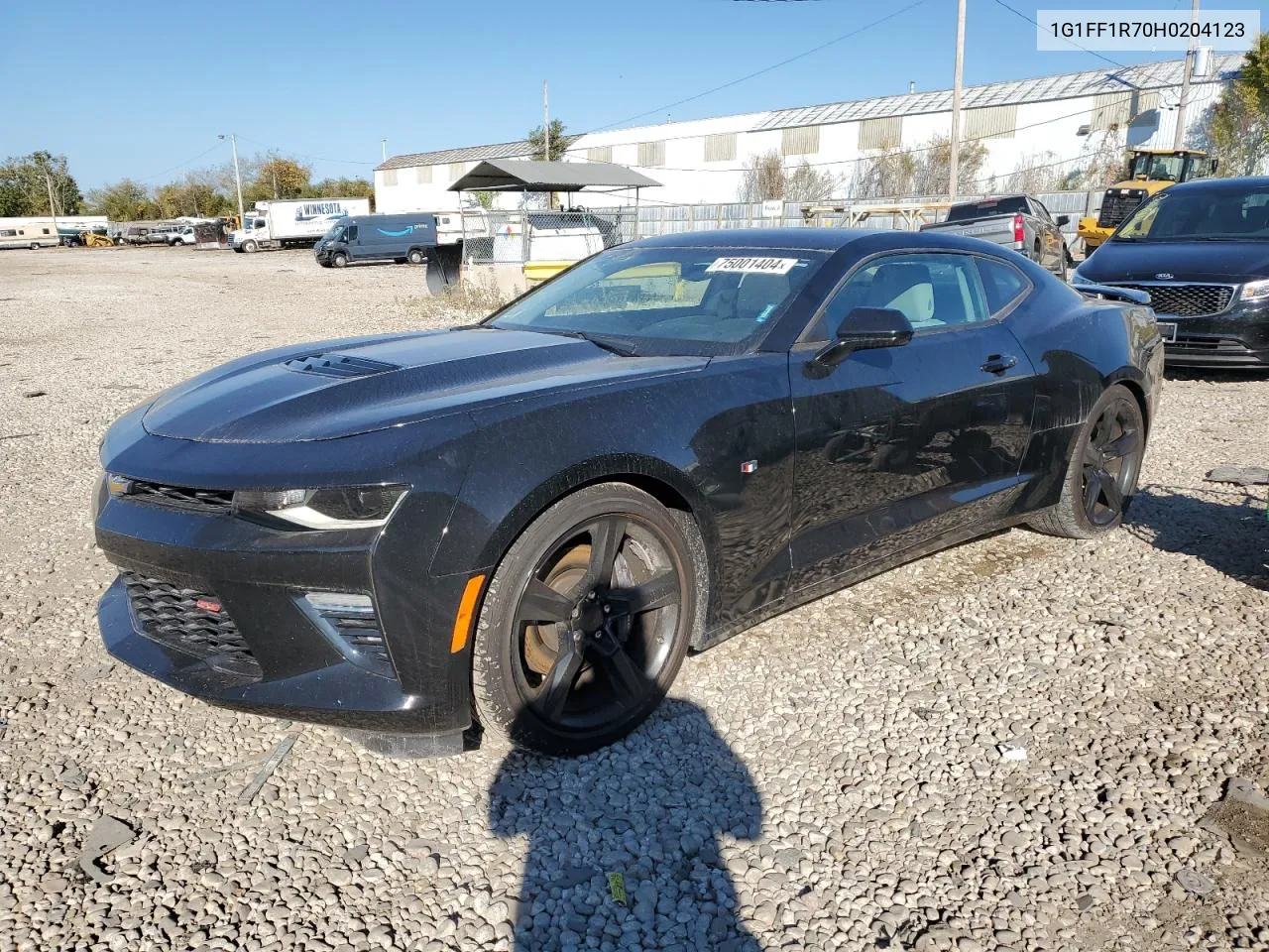 2017 Chevrolet Camaro Ss VIN: 1G1FF1R70H0204123 Lot: 75001404