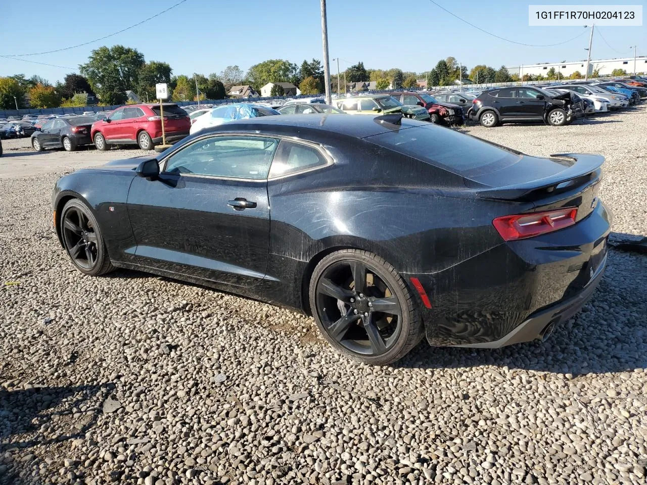 2017 Chevrolet Camaro Ss VIN: 1G1FF1R70H0204123 Lot: 75001404