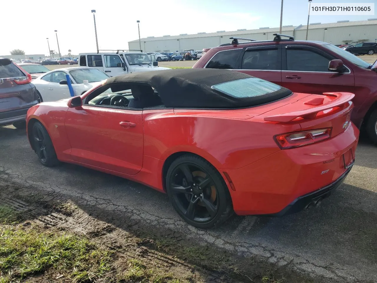 2017 Chevrolet Camaro Ss VIN: 1G1FH3D71H0110605 Lot: 75003484