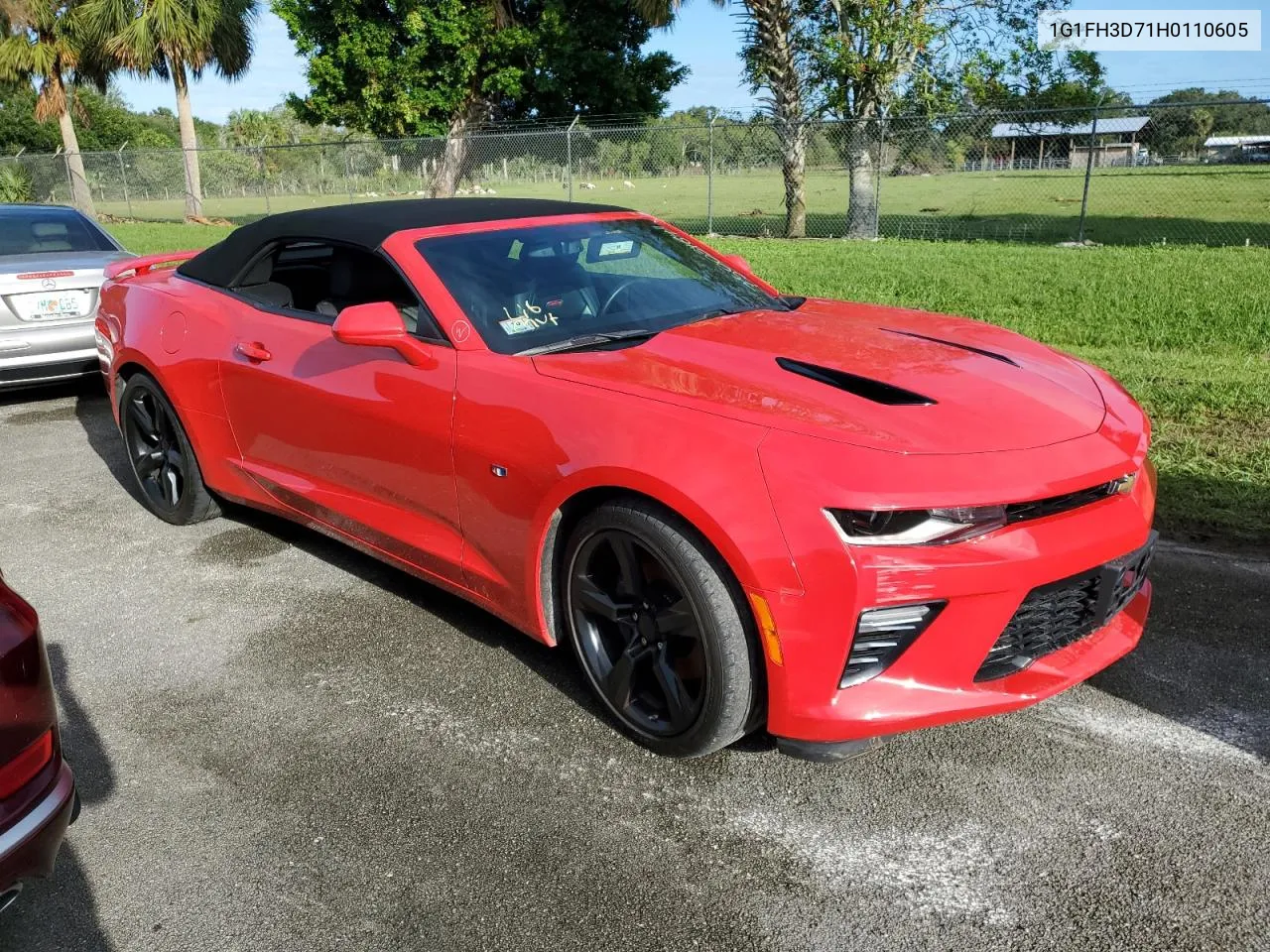 2017 Chevrolet Camaro Ss VIN: 1G1FH3D71H0110605 Lot: 75003484