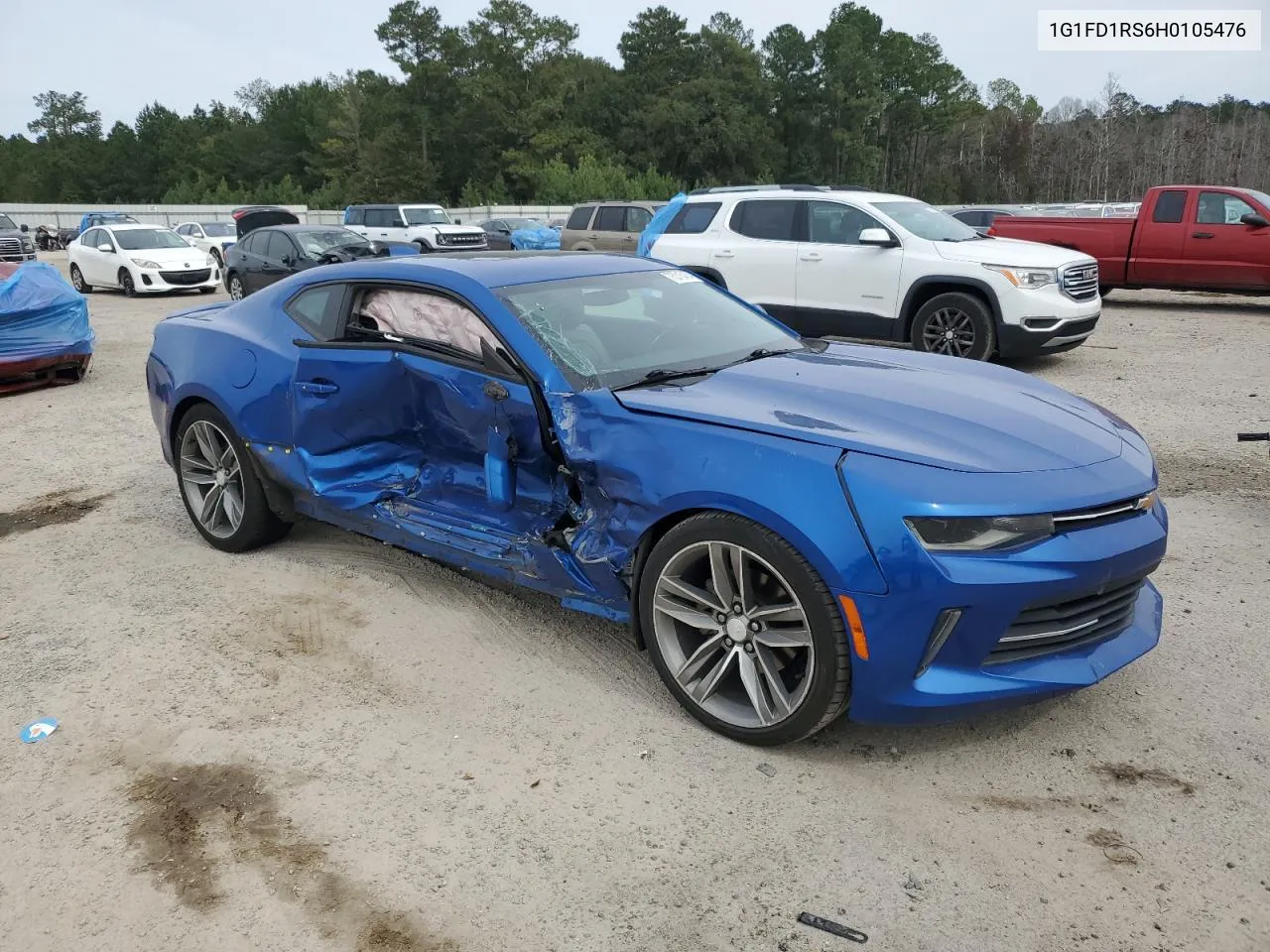 2017 Chevrolet Camaro Lt VIN: 1G1FD1RS6H0105476 Lot: 75315434