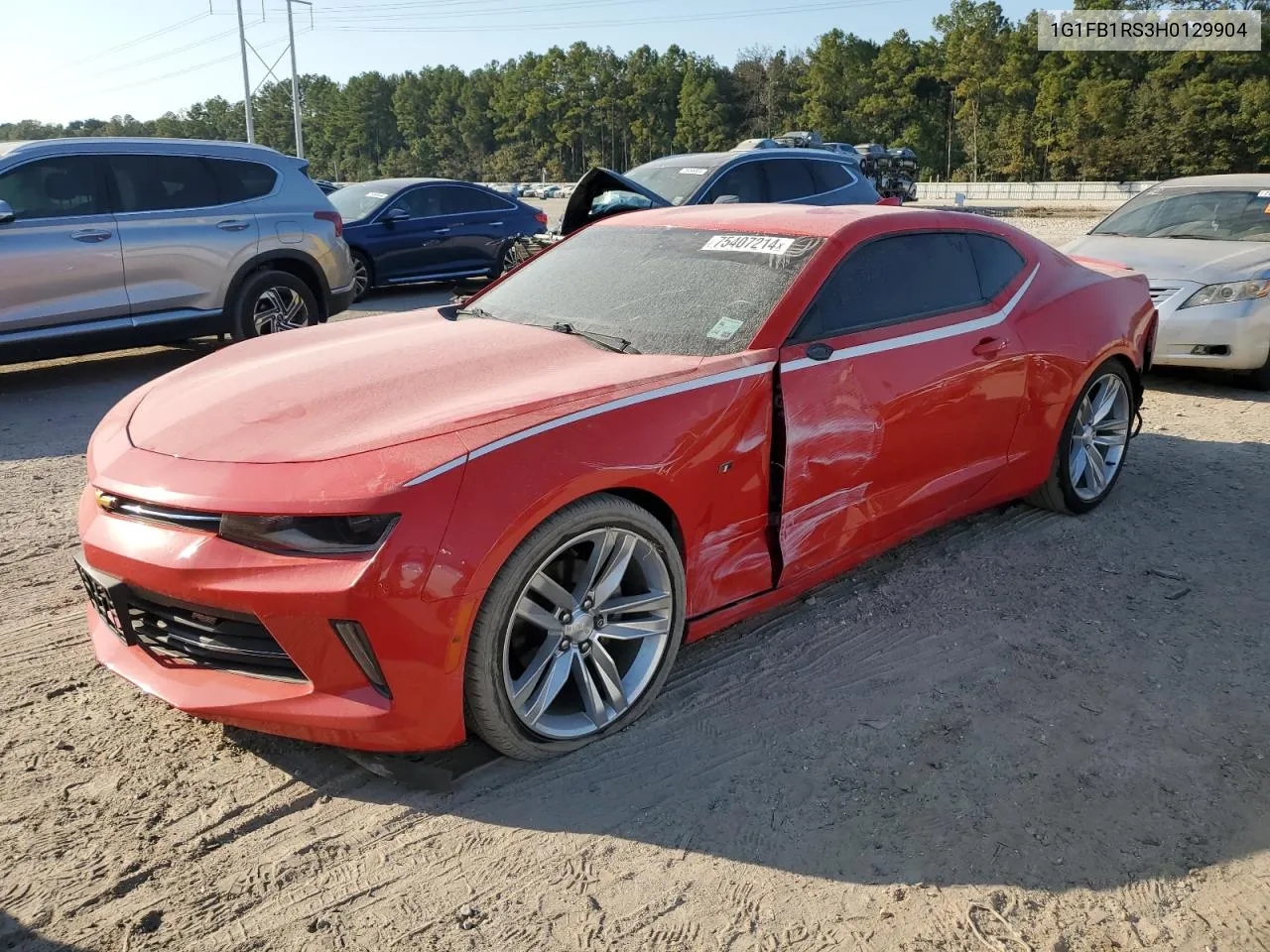 2017 Chevrolet Camaro Lt VIN: 1G1FB1RS3H0129904 Lot: 75407214