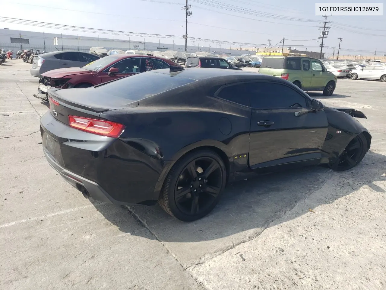 2017 Chevrolet Camaro Lt VIN: 1G1FD1RS5H0126979 Lot: 75743174