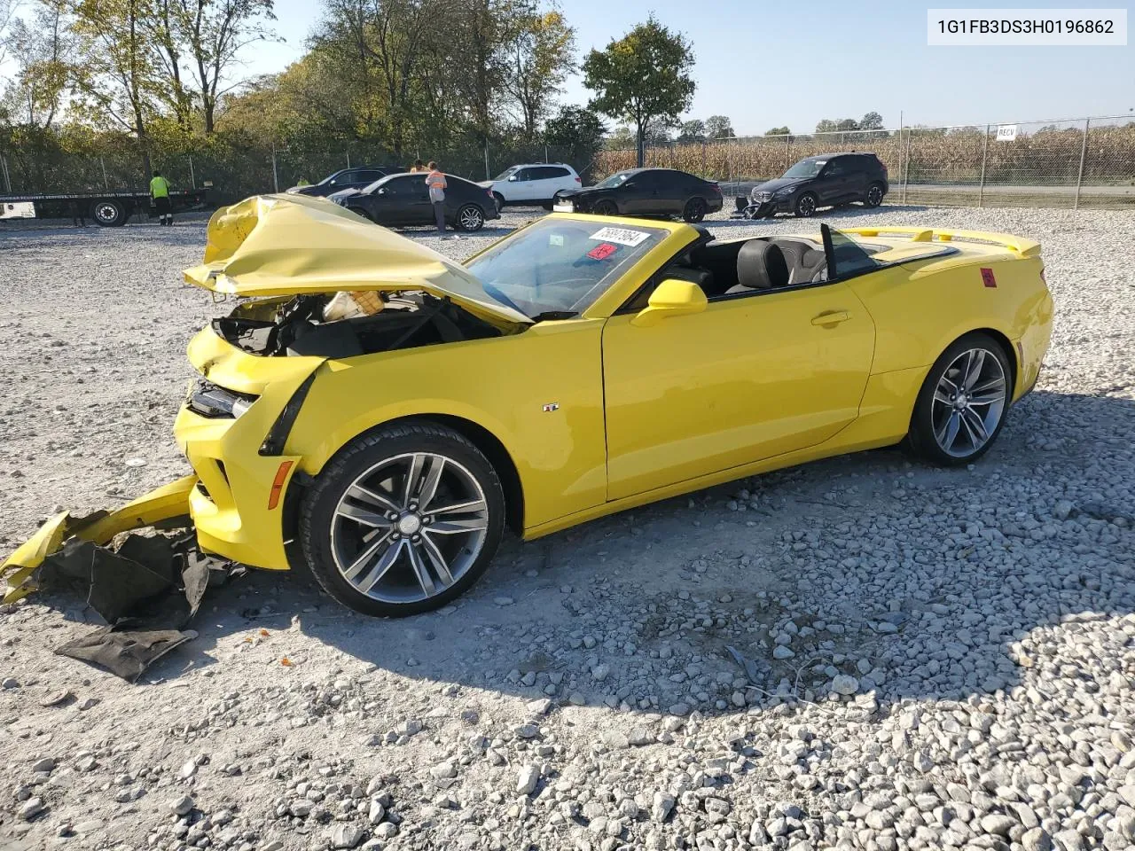 2017 Chevrolet Camaro Lt VIN: 1G1FB3DS3H0196862 Lot: 75897964