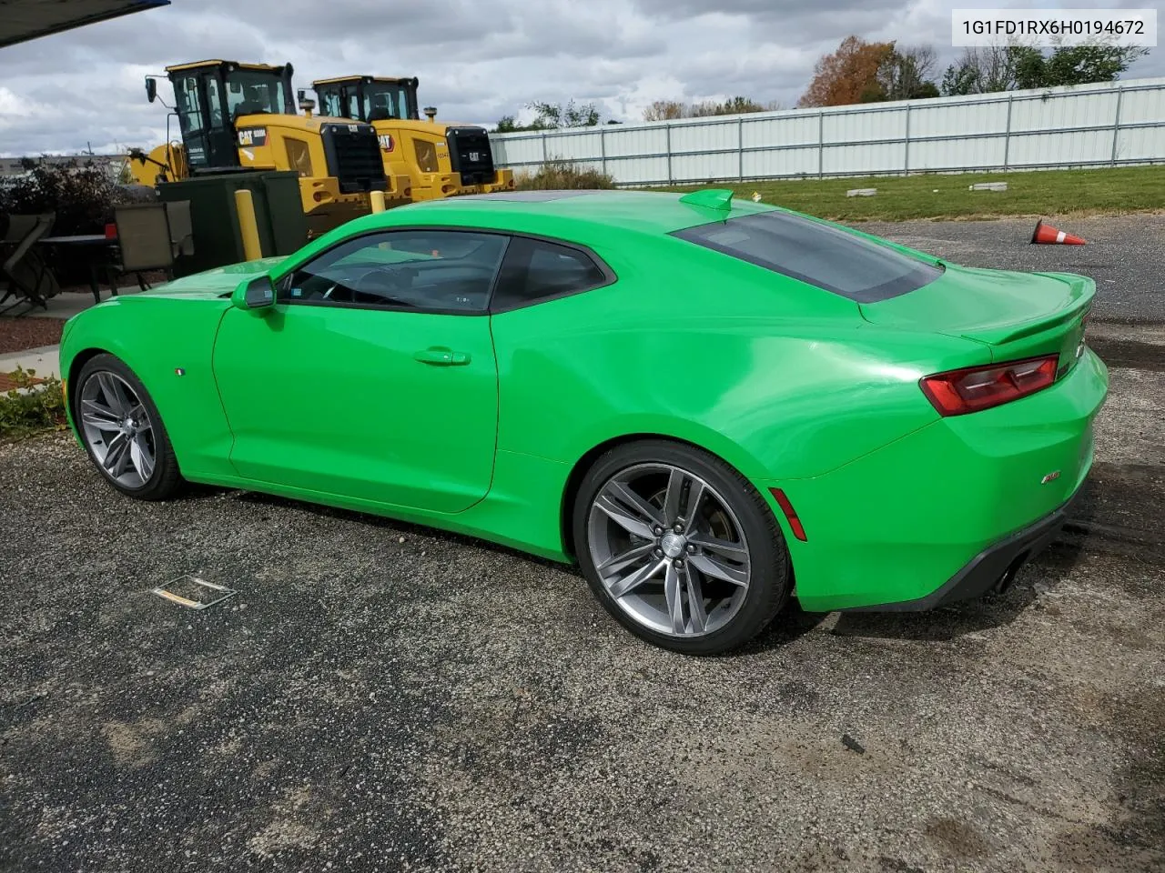 2017 Chevrolet Camaro Lt VIN: 1G1FD1RX6H0194672 Lot: 75964604