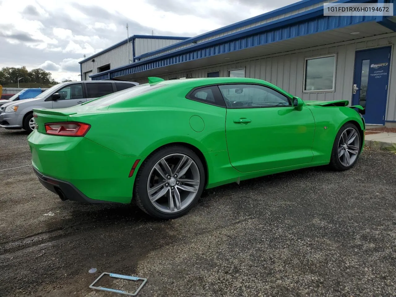 2017 Chevrolet Camaro Lt VIN: 1G1FD1RX6H0194672 Lot: 75964604