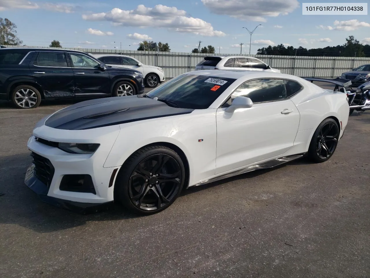 2017 Chevrolet Camaro Ss VIN: 1G1FG1R77H0104338 Lot: 76269014