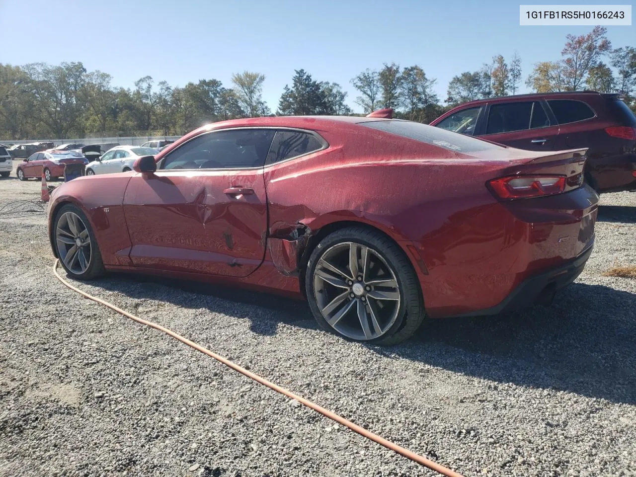 2017 Chevrolet Camaro Lt VIN: 1G1FB1RS5H0166243 Lot: 76531824