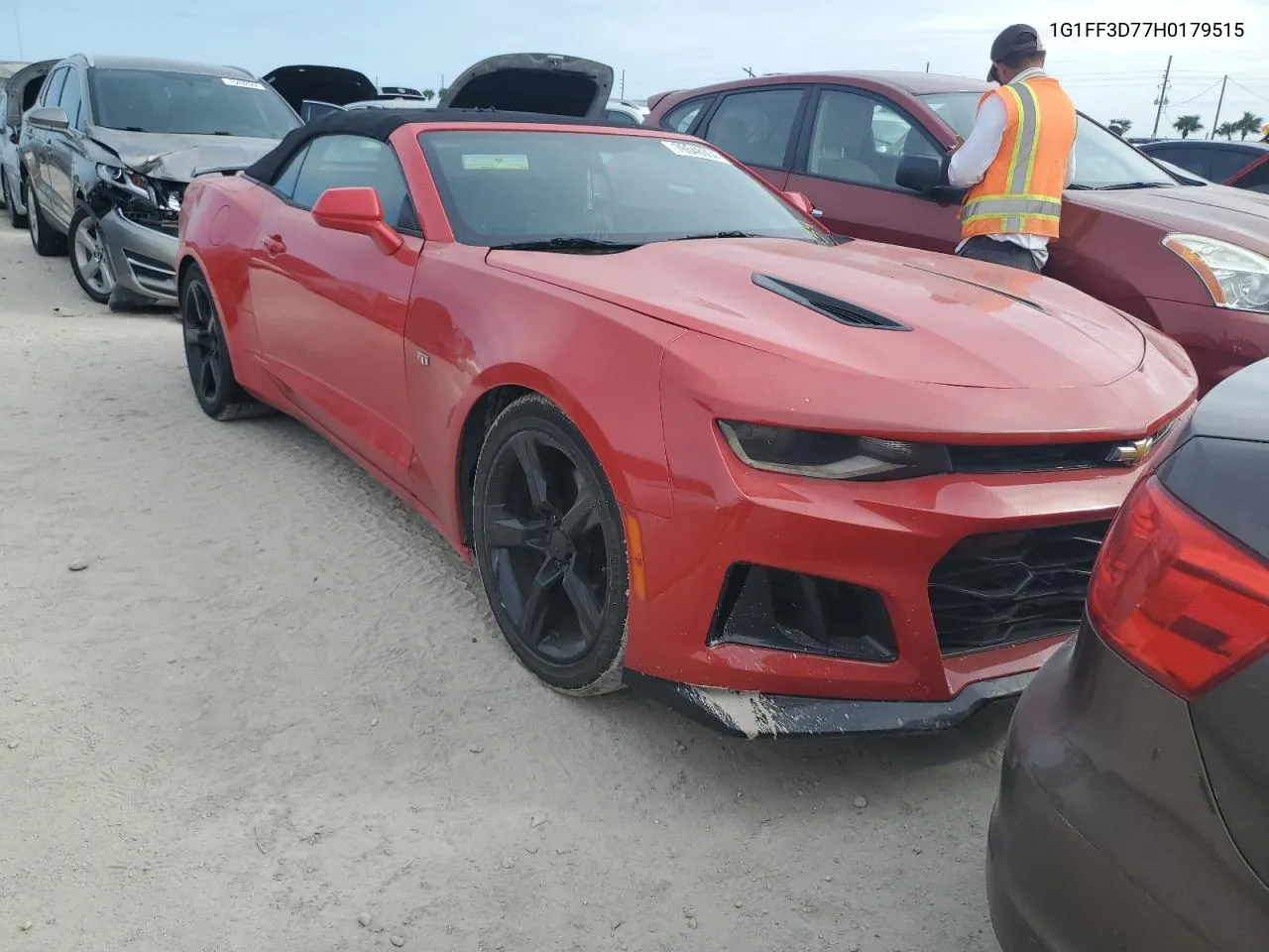 2017 Chevrolet Camaro Ss VIN: 1G1FF3D77H0179515 Lot: 76548364